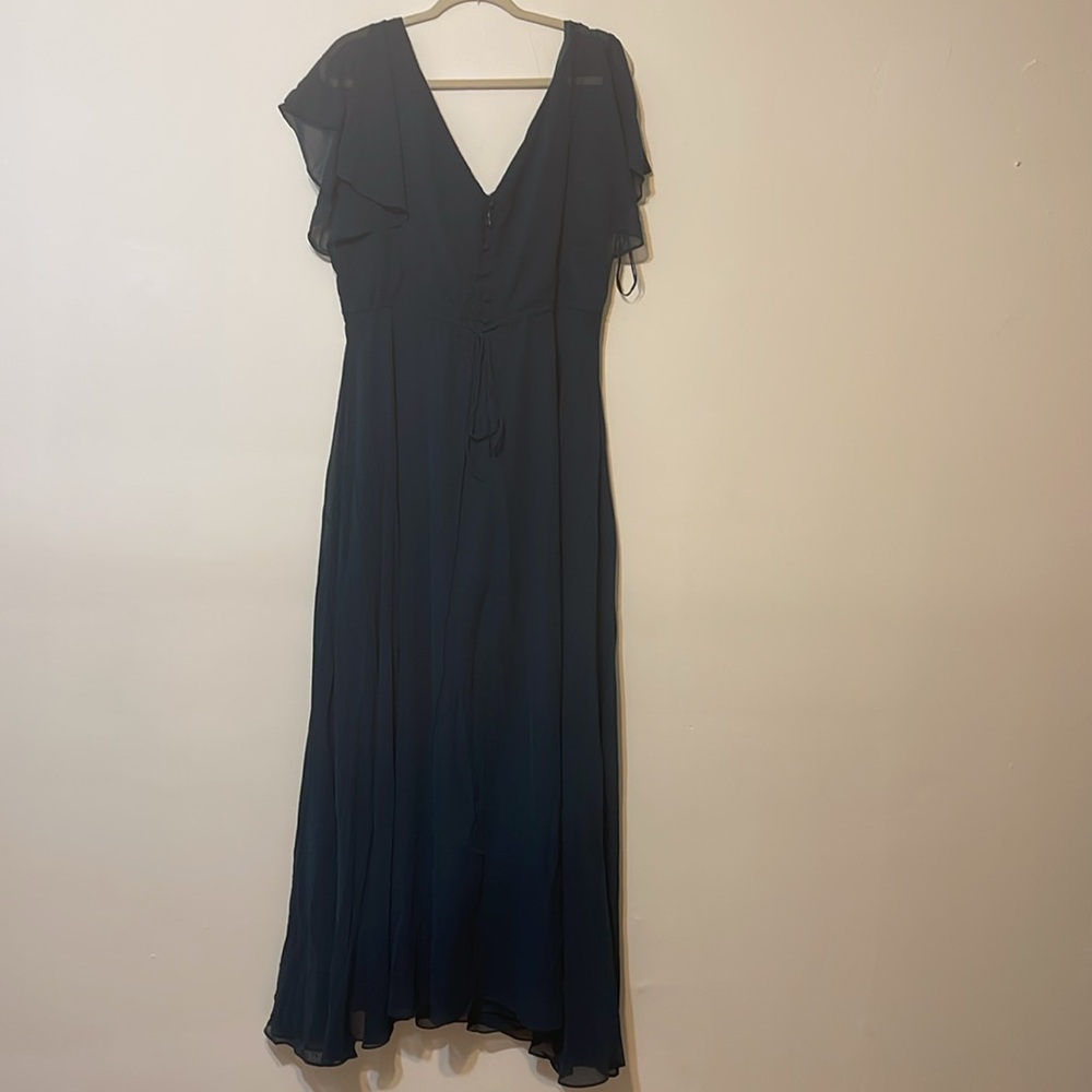 City Chic dark green formal Dress